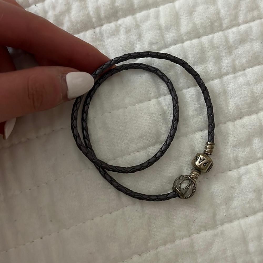Pandora wrap around cord bracelet